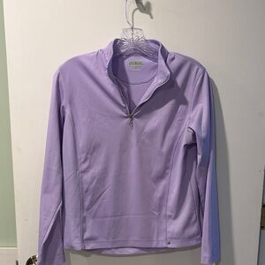 Tail Tech Light Purple Quarter-Zip Active Pullover M